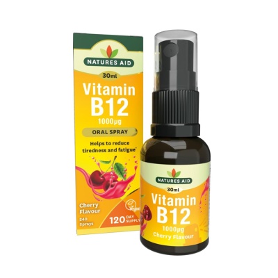 Natures Aid Vitamin B12 Oral Spray  30ml